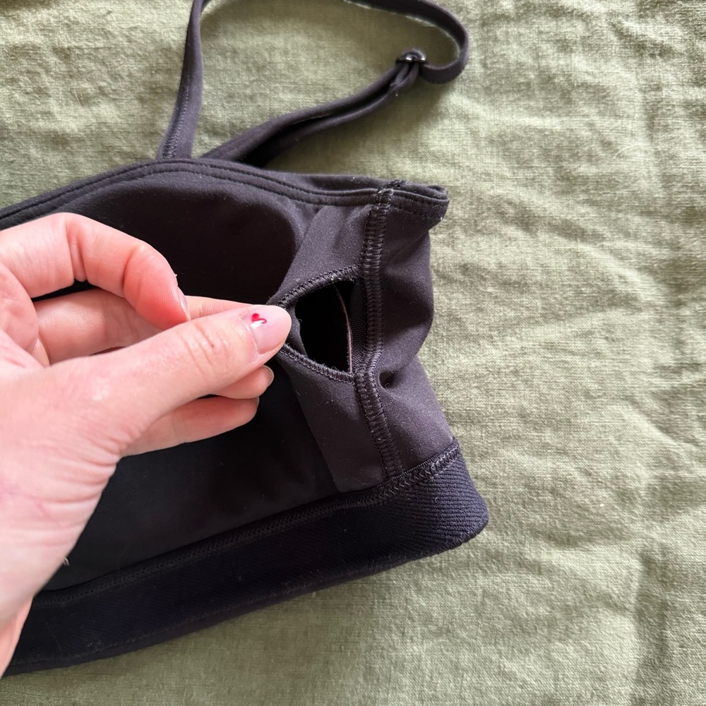 Gymshark bandeau sports bra black M - Picture 5 of 5